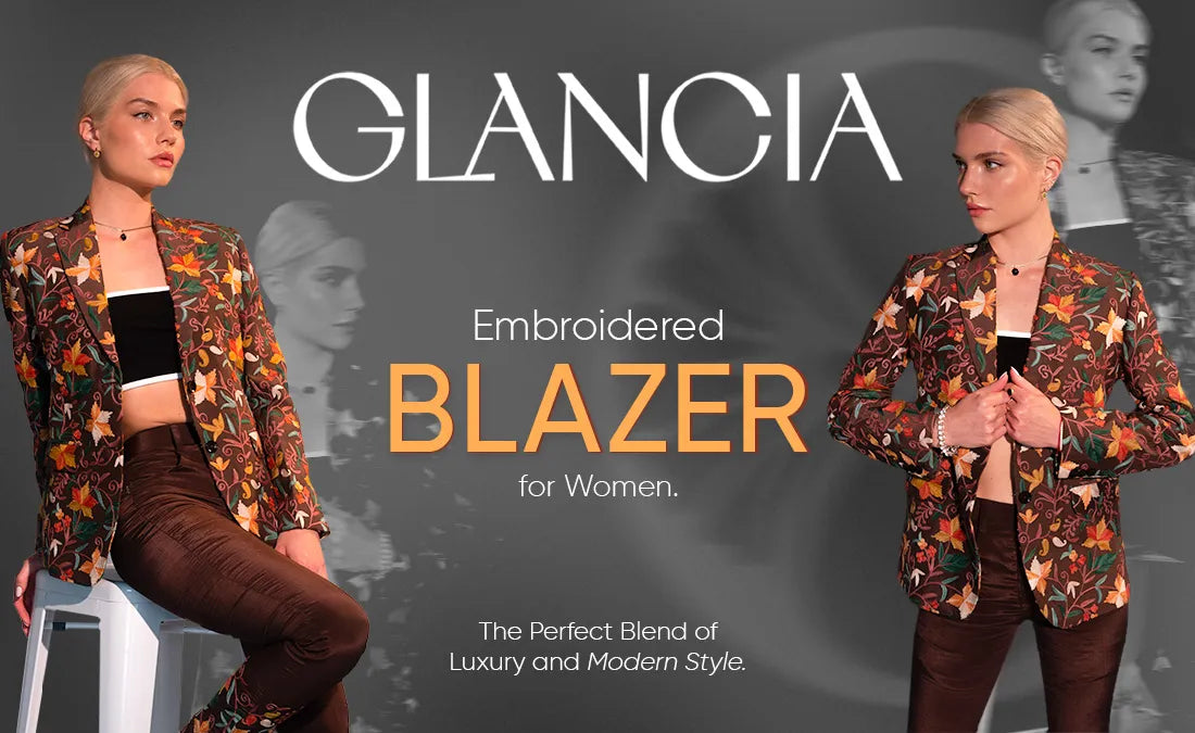 embroidered blazer for women in canada