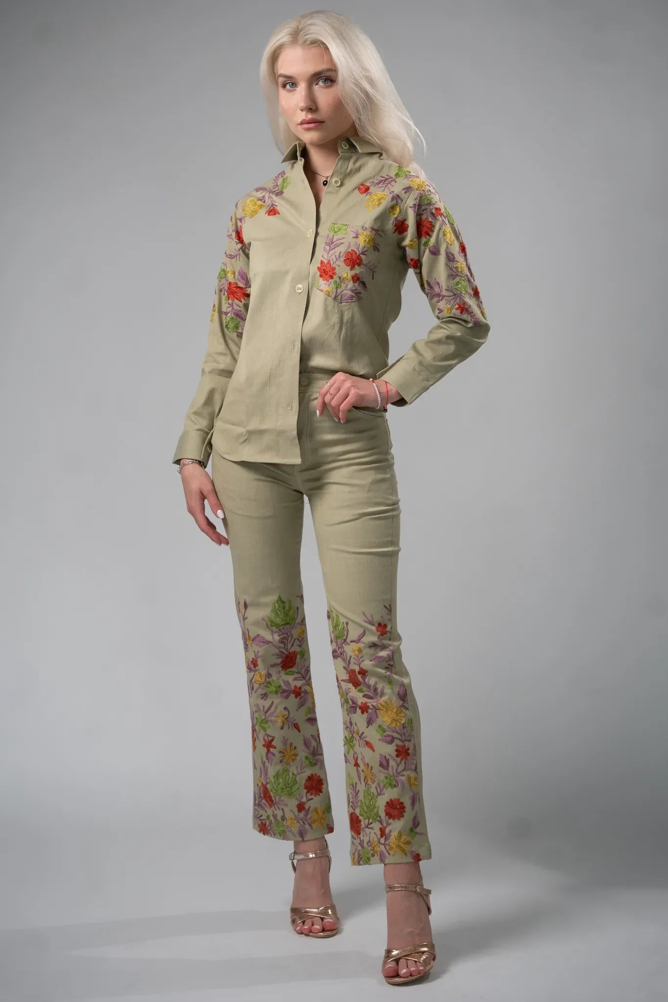 Verde Denim Co-ord Set