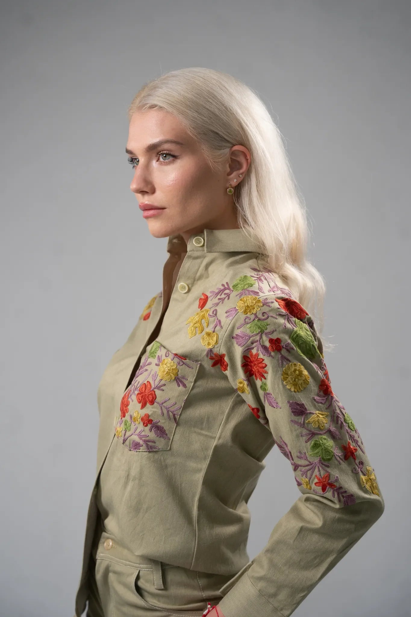 Verde Denim Co-ord Set
