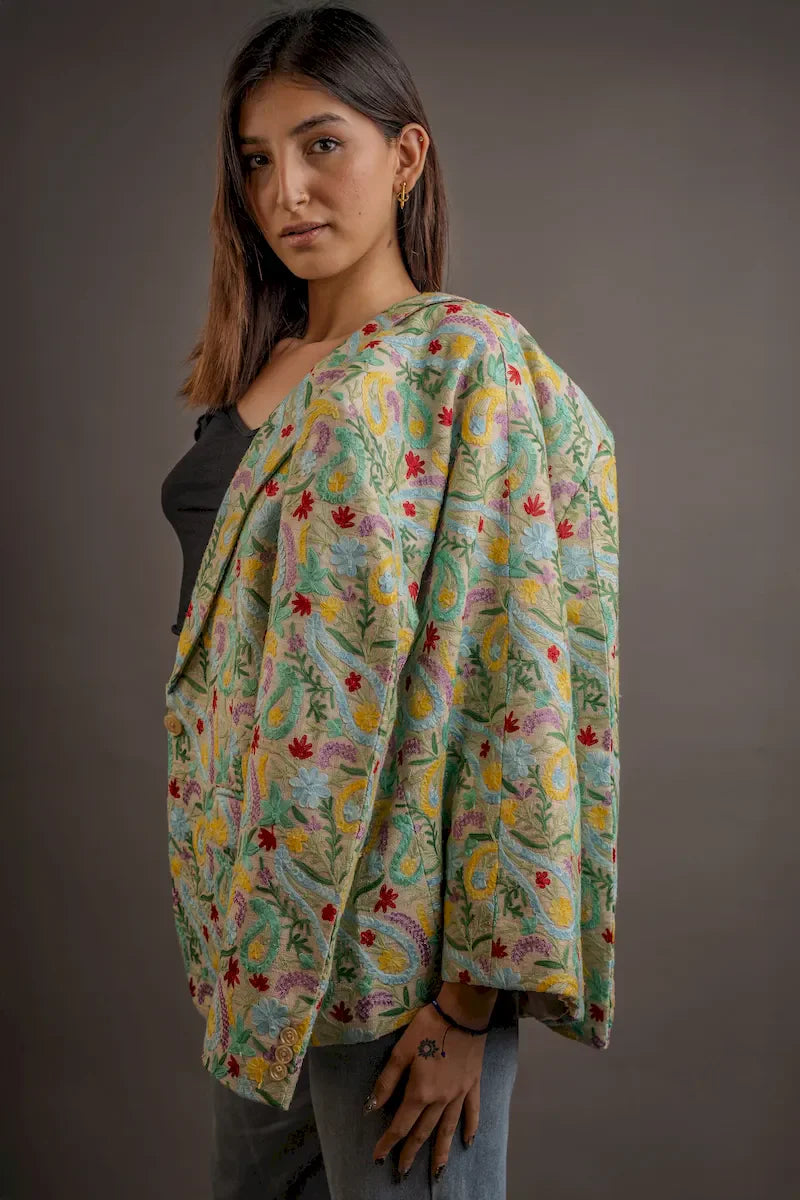 Paisley Petal Blazer