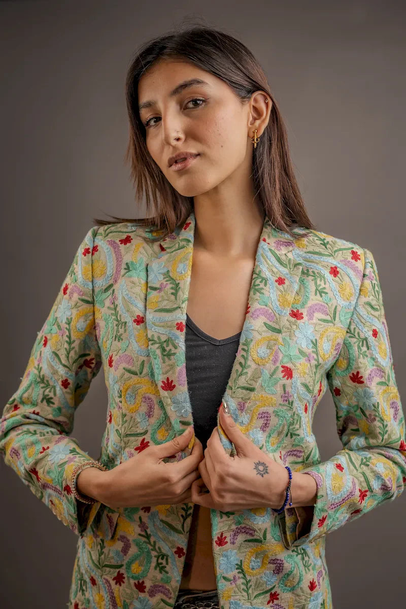 Paisley Petal Blazer