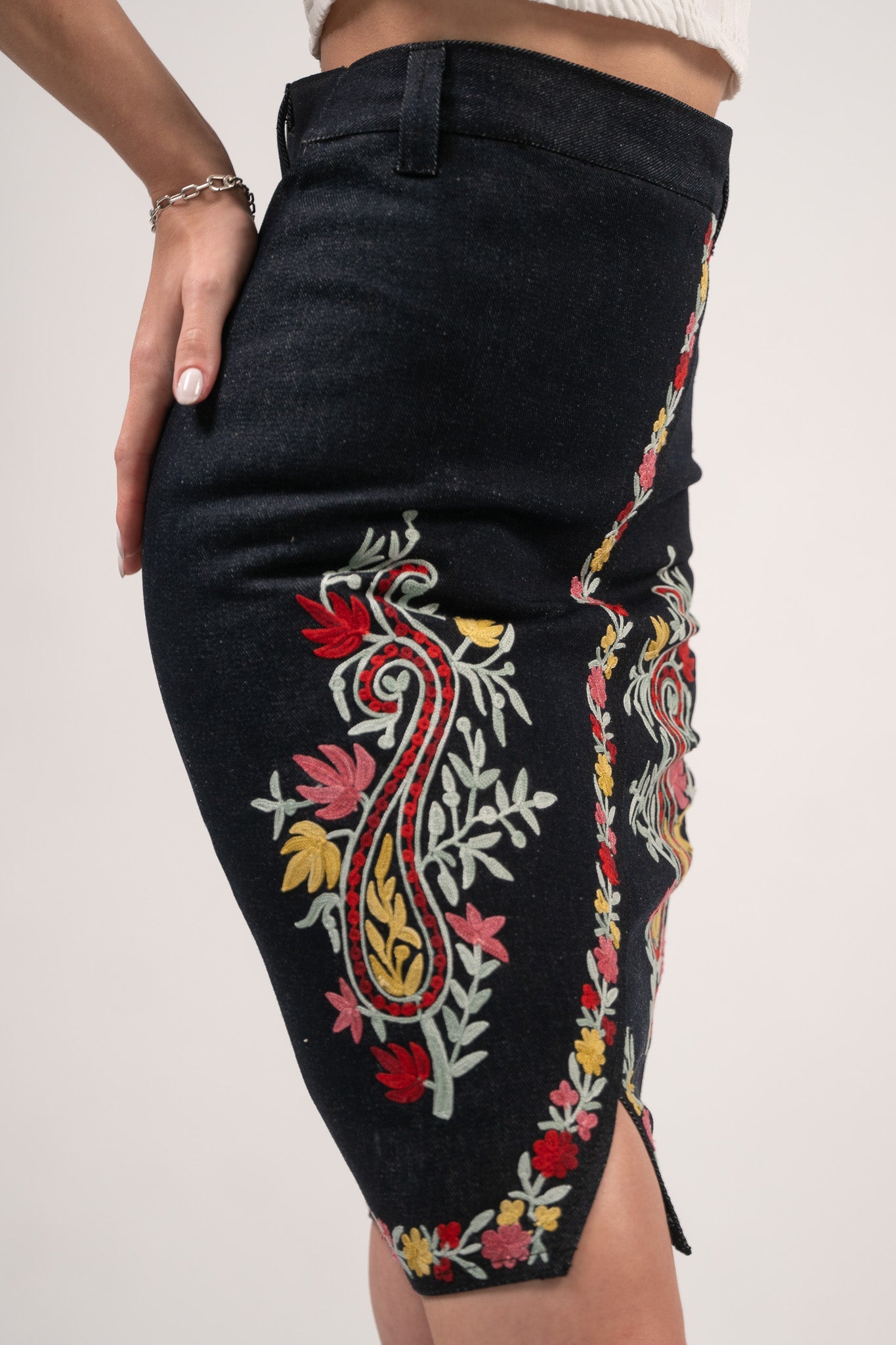 Tulip Trail Paisley Wrap Skirt