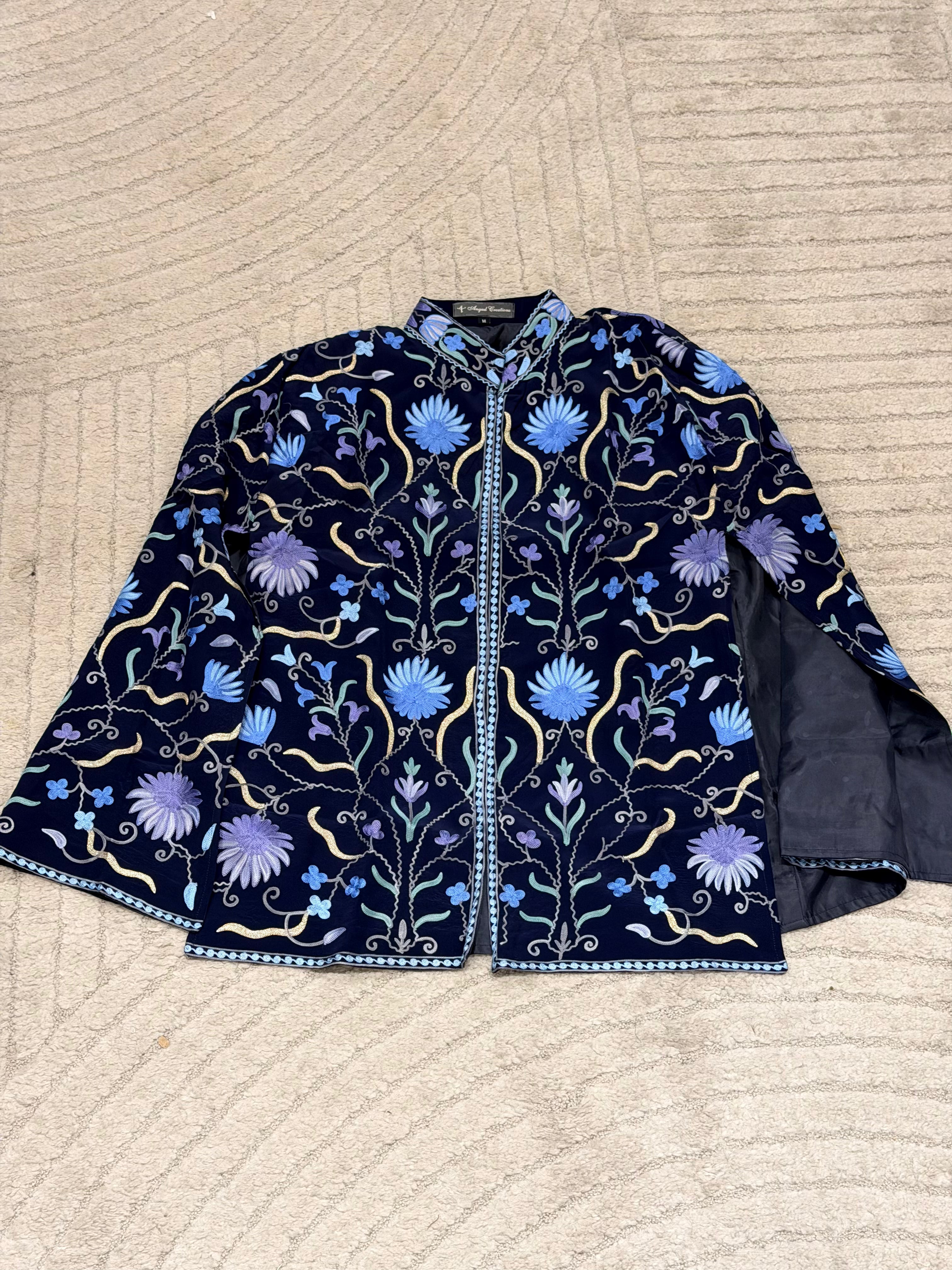 Navy Blue Shrug Jacket
