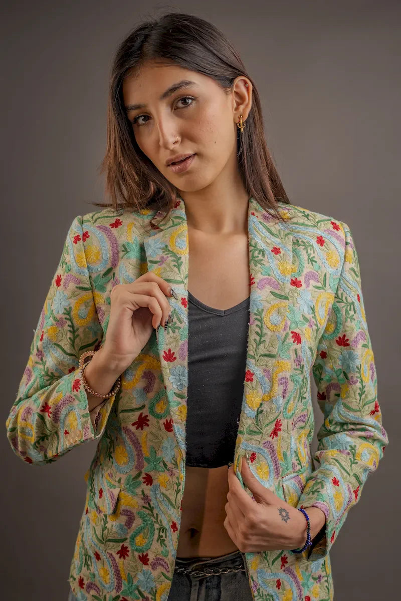 Paisley Petal Blazer